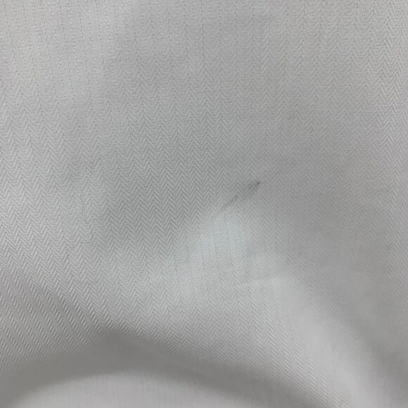 American Airlines Lands End Shirt Womens Plus 18W White Herringbone Long Sleeve - Picture 9 of 15